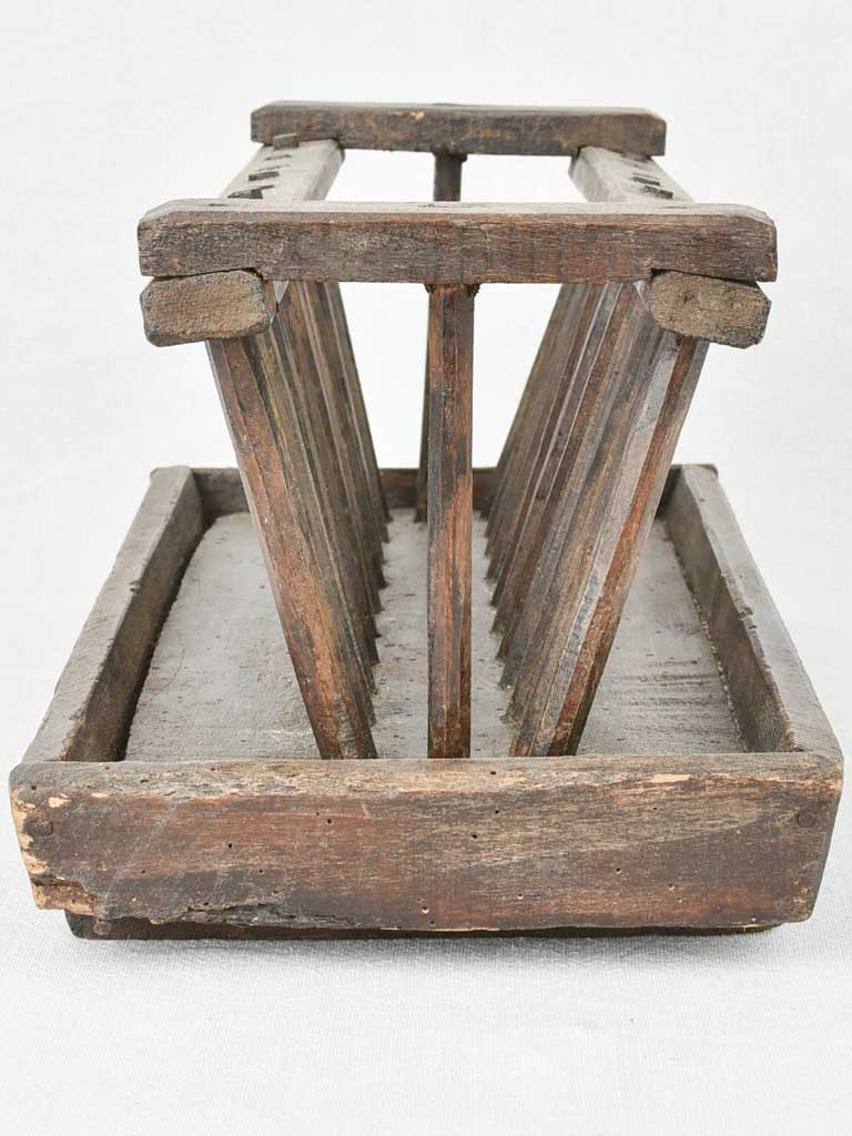 Antique French rabbit feeder 18½"