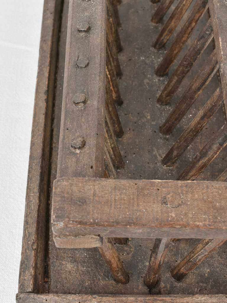 Antique French rabbit feeder 18½"