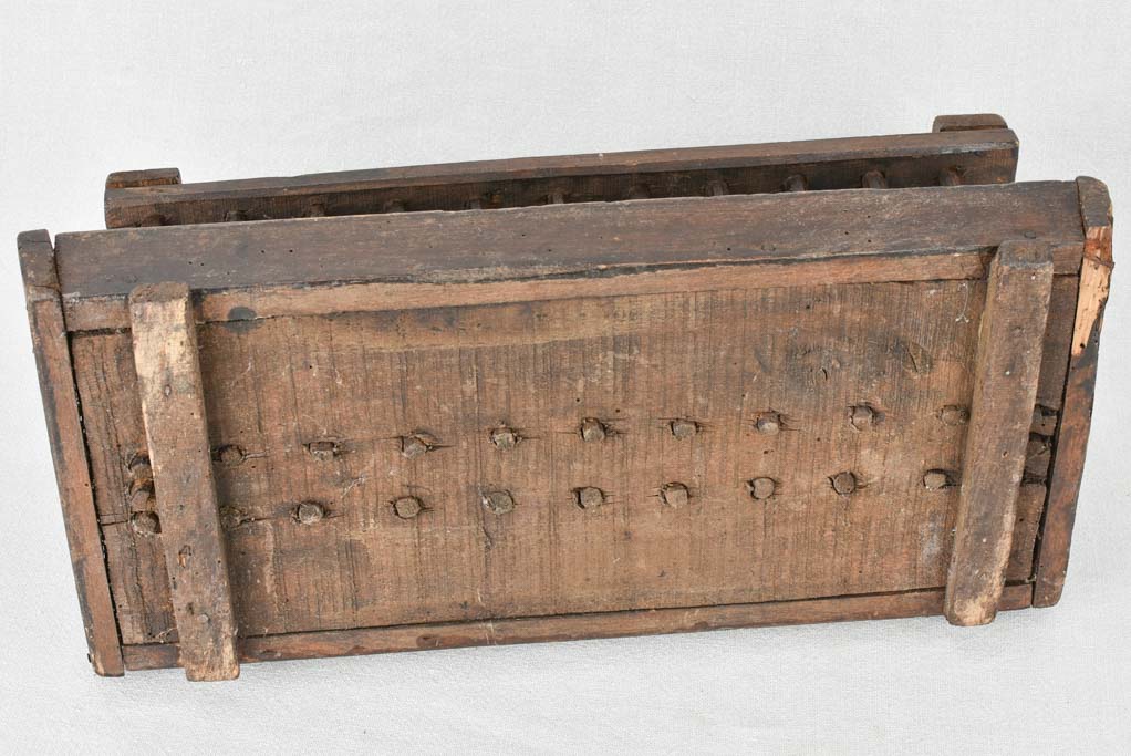 Antique French rabbit feeder 18½"