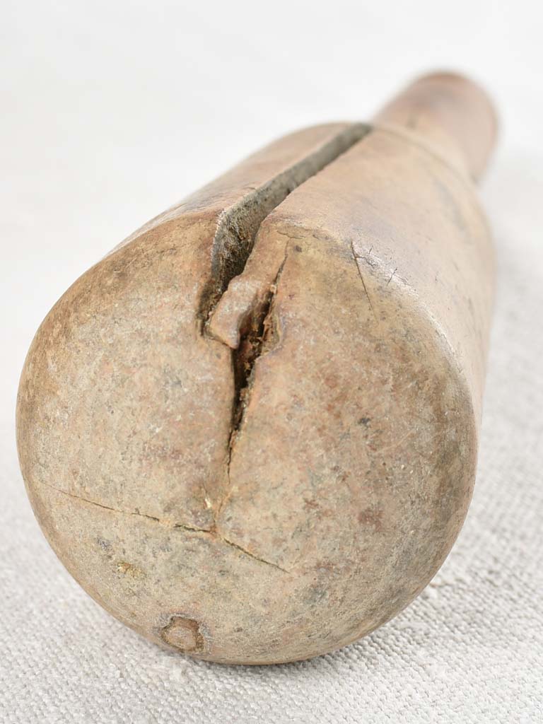 Late 19th century marble mortar and pestle 12¼"