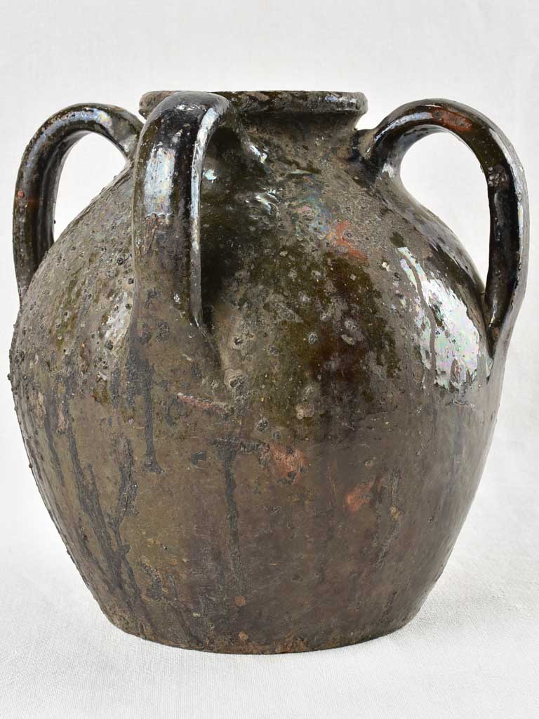 Antique walnut pitcher from the Auvergne 12¼"