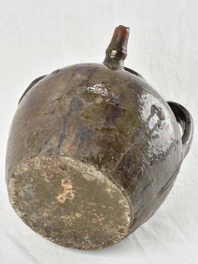 Antique walnut pitcher from the Auvergne 12¼"