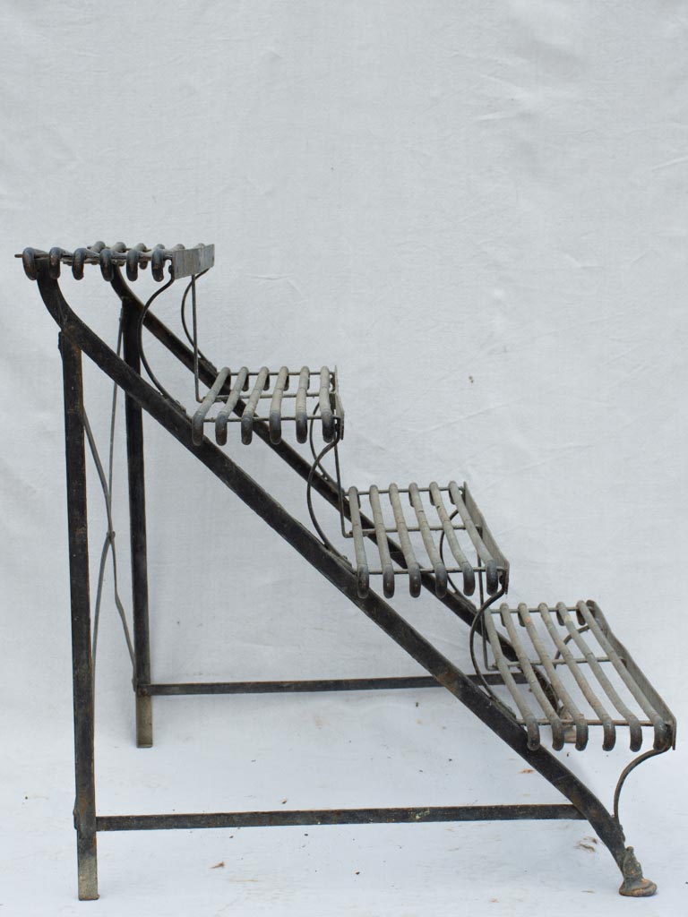Antique French Arras style stepped plant stand