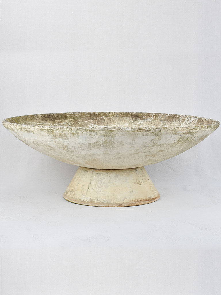 Very large Willy Guhl flying saucer planter 47¼"