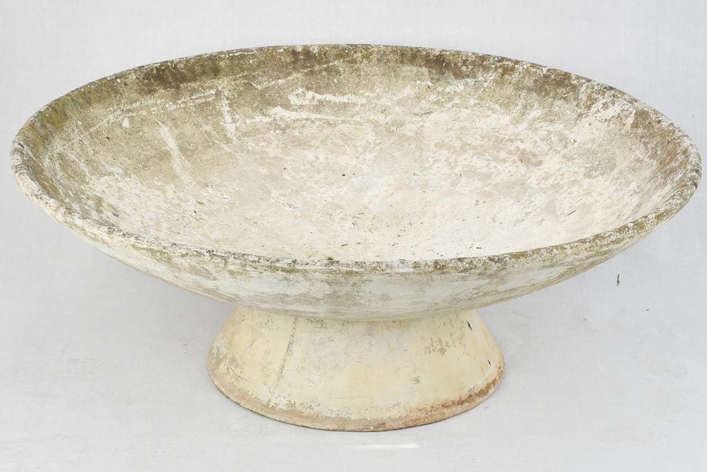 Very large Willy Guhl flying saucer planter 47¼"