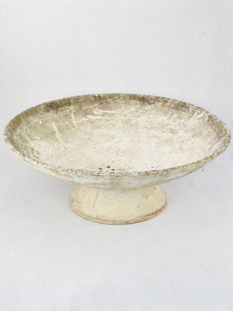 Very large Willy Guhl flying saucer planter 47¼"