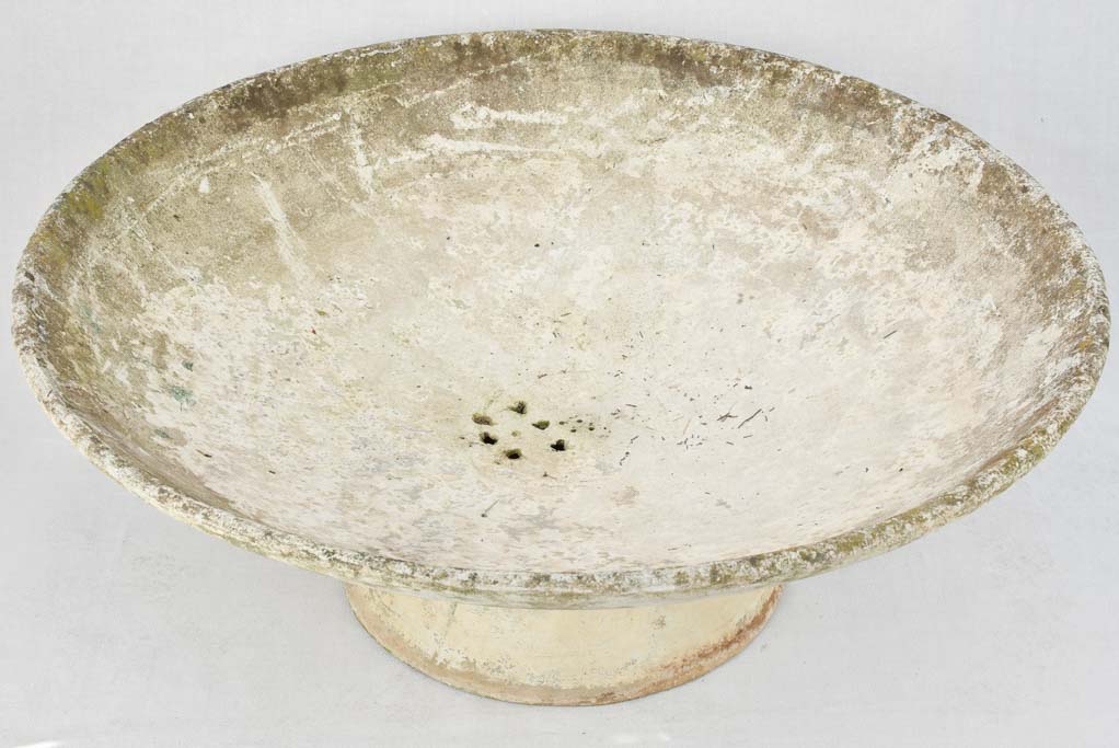 Very large Willy Guhl flying saucer planter 47¼"