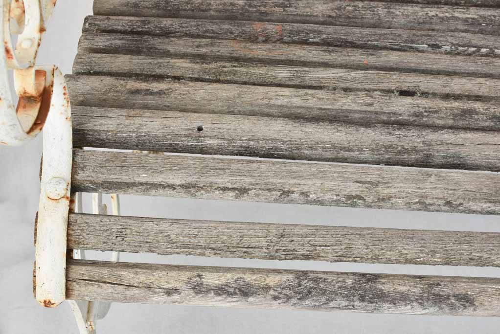 Historic Vichy bench for garden leisure