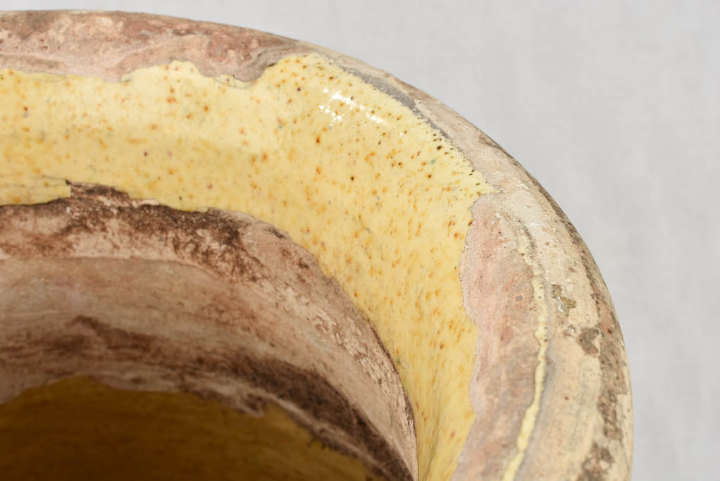 19th century Biot jar / oil jar w/ maker's stamp - 17¾"