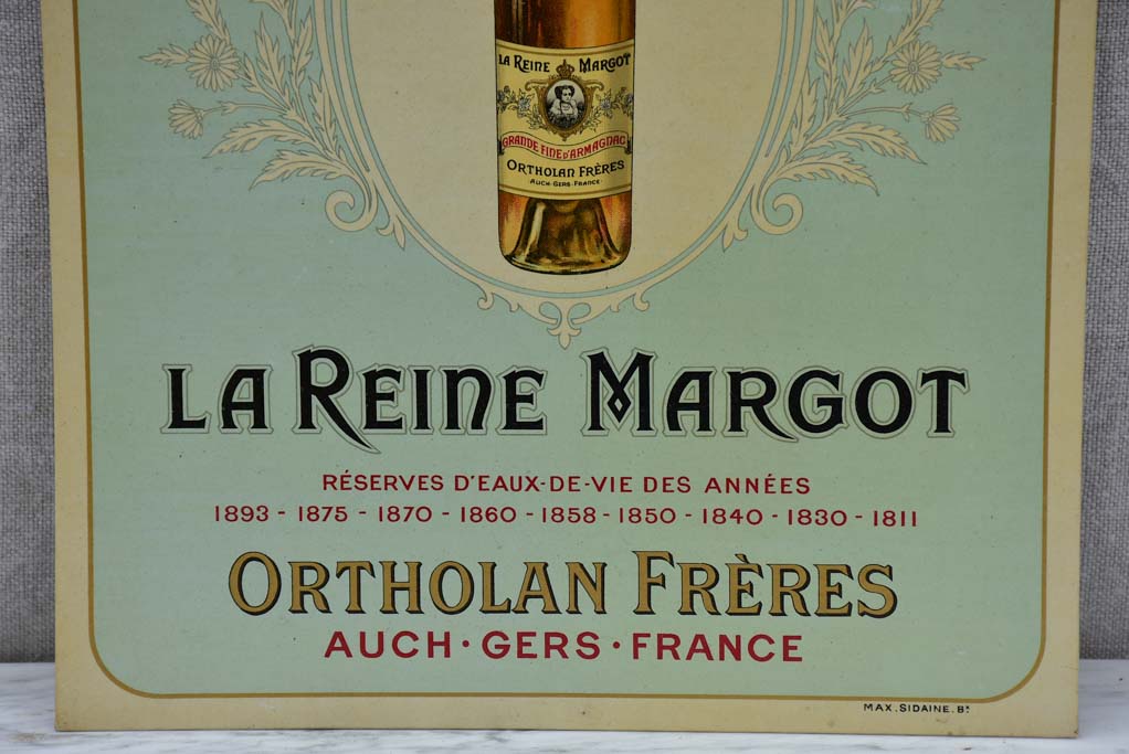 Early 20th Cenutry Arrmagnac poster - La Reine Margot 9¾" x 13¾"