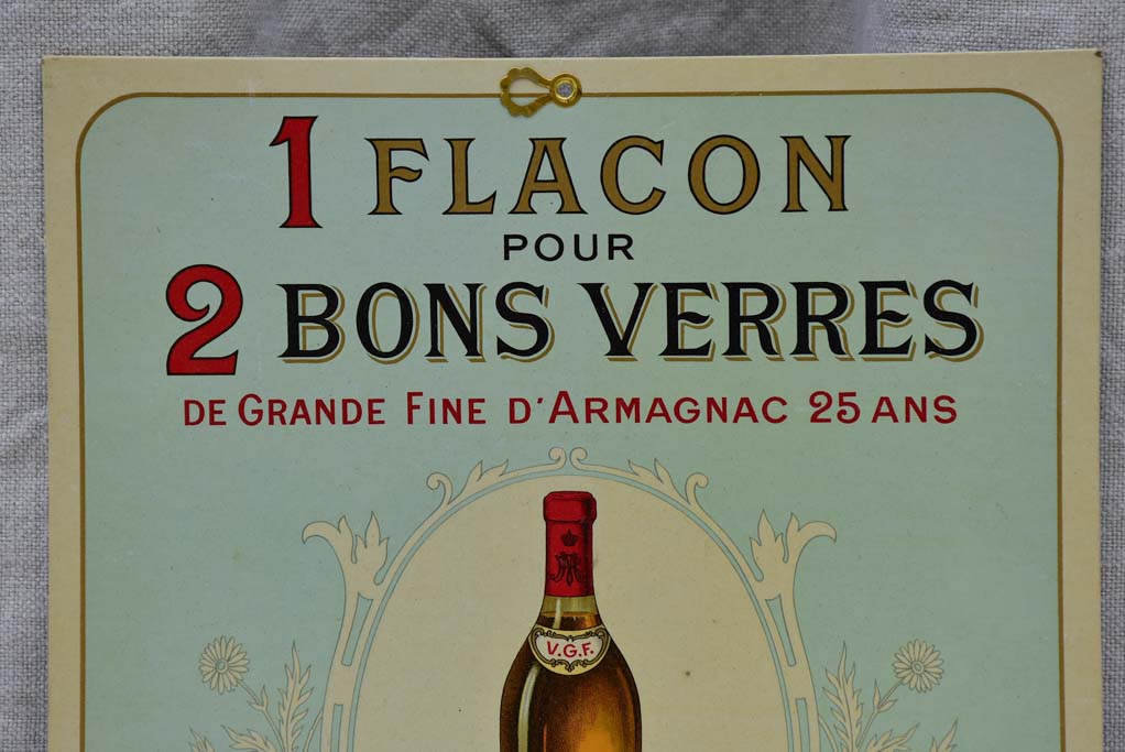 Early 20th Cenutry Arrmagnac poster - La Reine Margot 9¾" x 13¾"