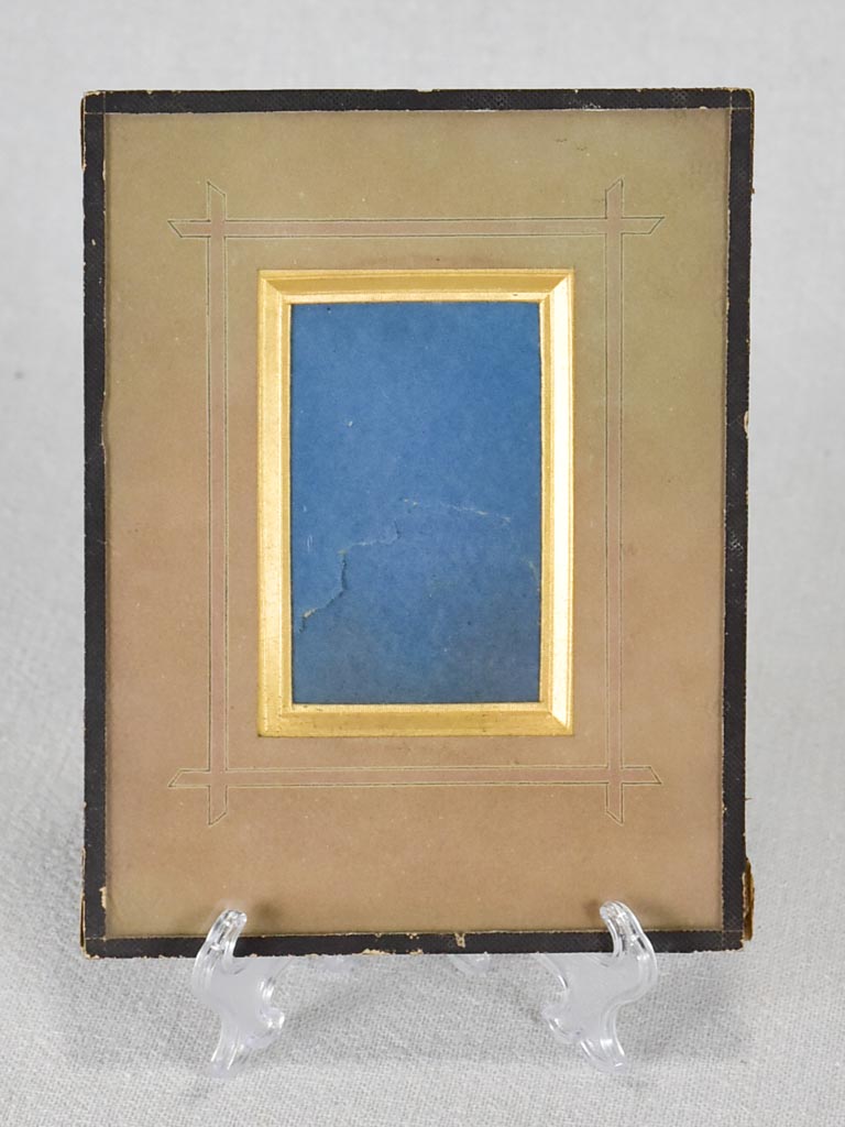 Collection of four antique French photo frames