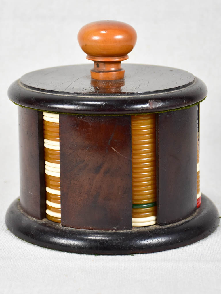 Vintage ivory and plastic game counters