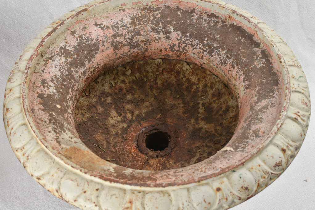 Pair of cast iron Medici garden planters 18"