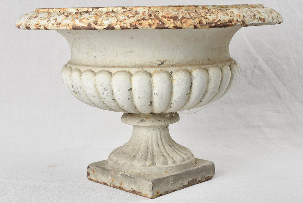 Pair of cast iron Medici garden planters 18"