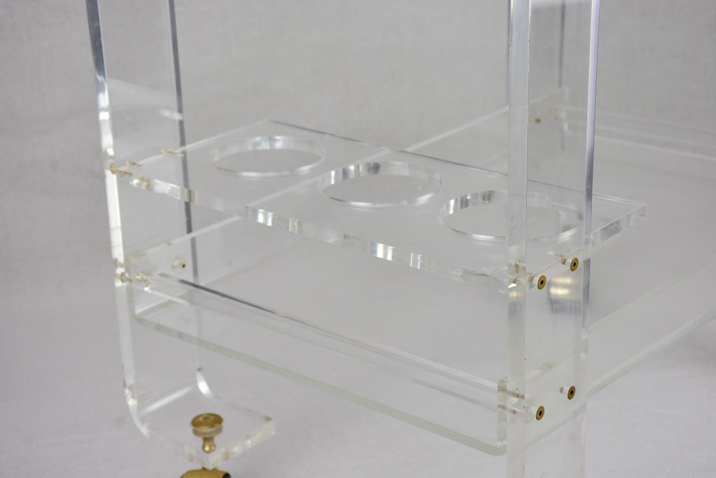 Vintage bar cart from the 1970s