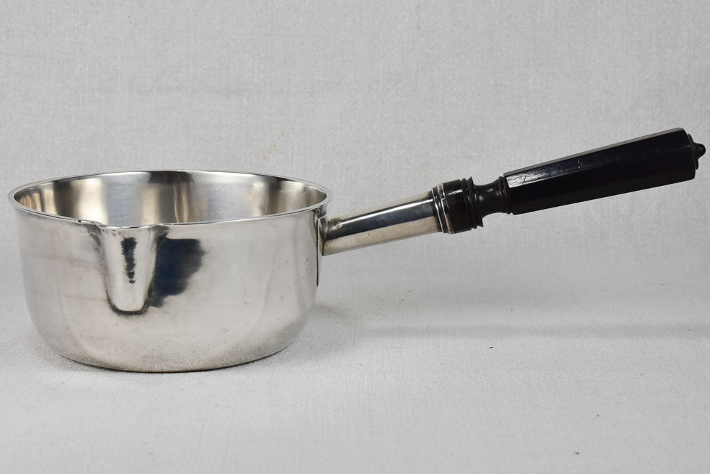 1830's unique silver cooking saucepan rarity