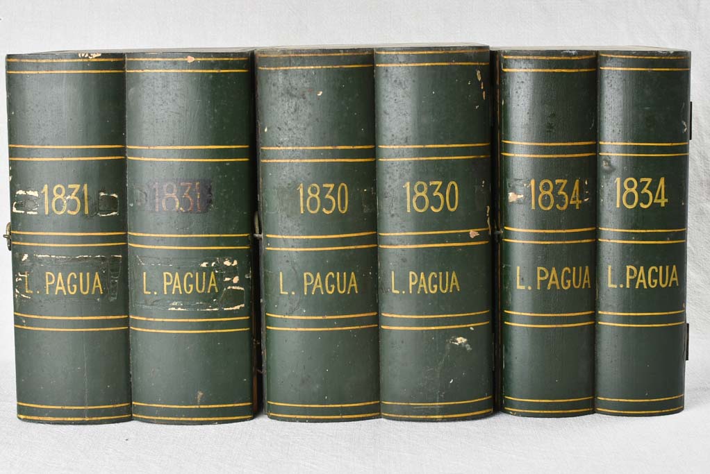 Aged Decorative Faux Book Storage Units