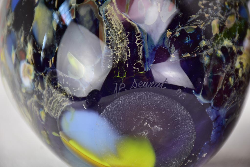 Collection of three Murano glass vases from the 1950's