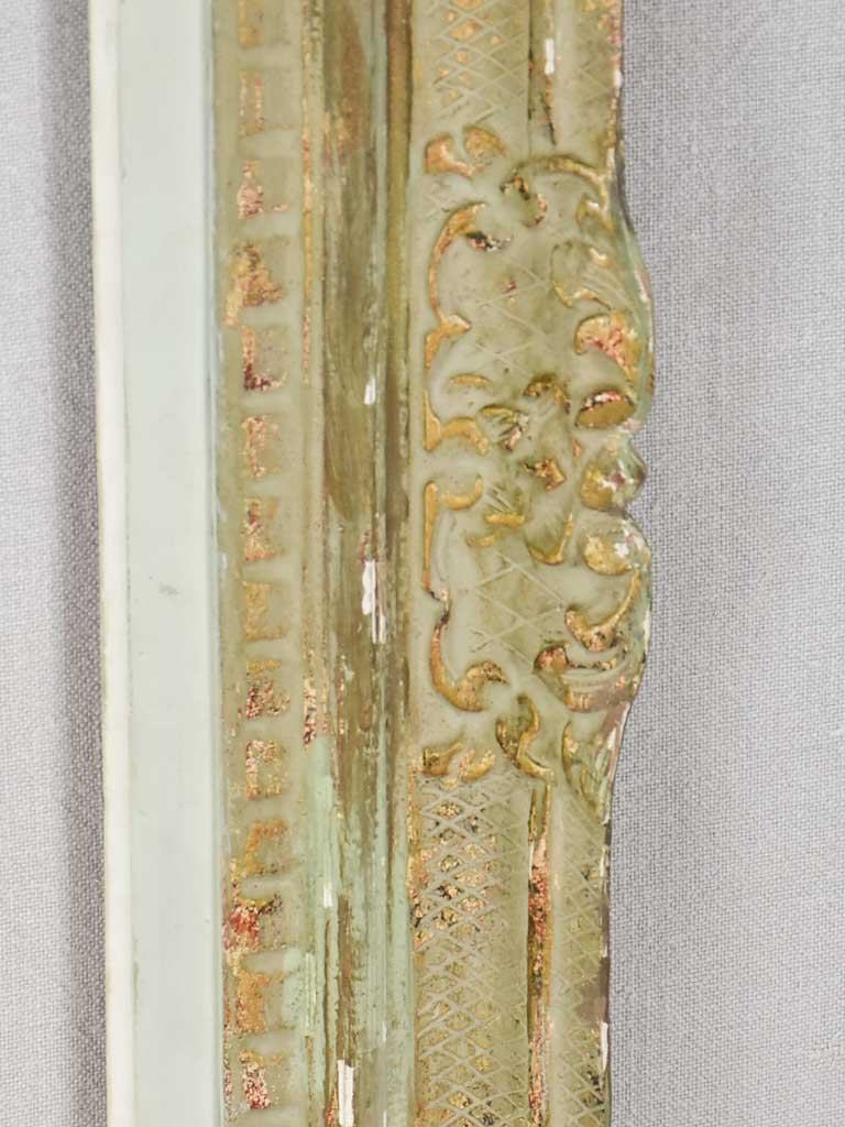 Pretty carved timber antique frame 20½" x 35"