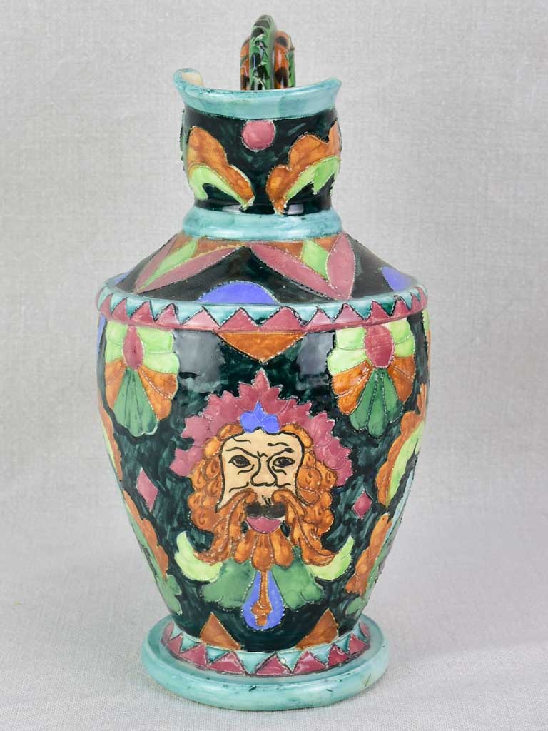1940's ceramic pitcher from Cannes