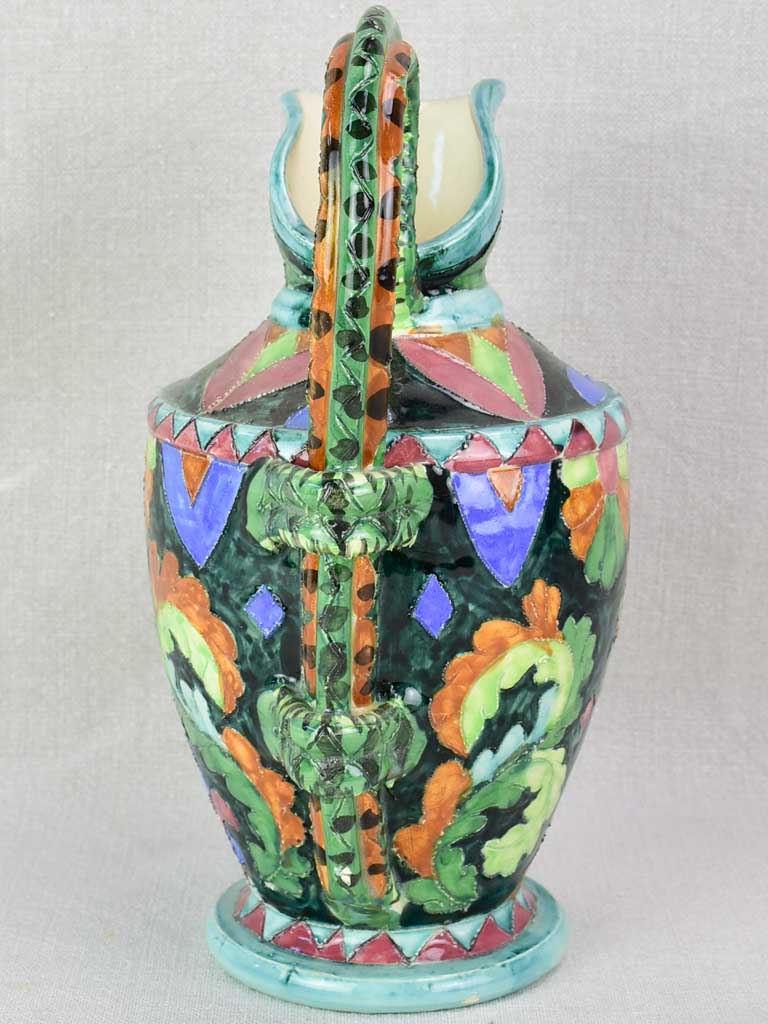 1940's ceramic pitcher from Cannes