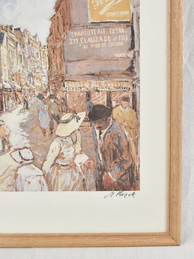 Charming Clauzade prints capturing Parisian life