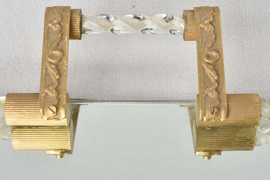 1940s Murano mirrored tray 19"