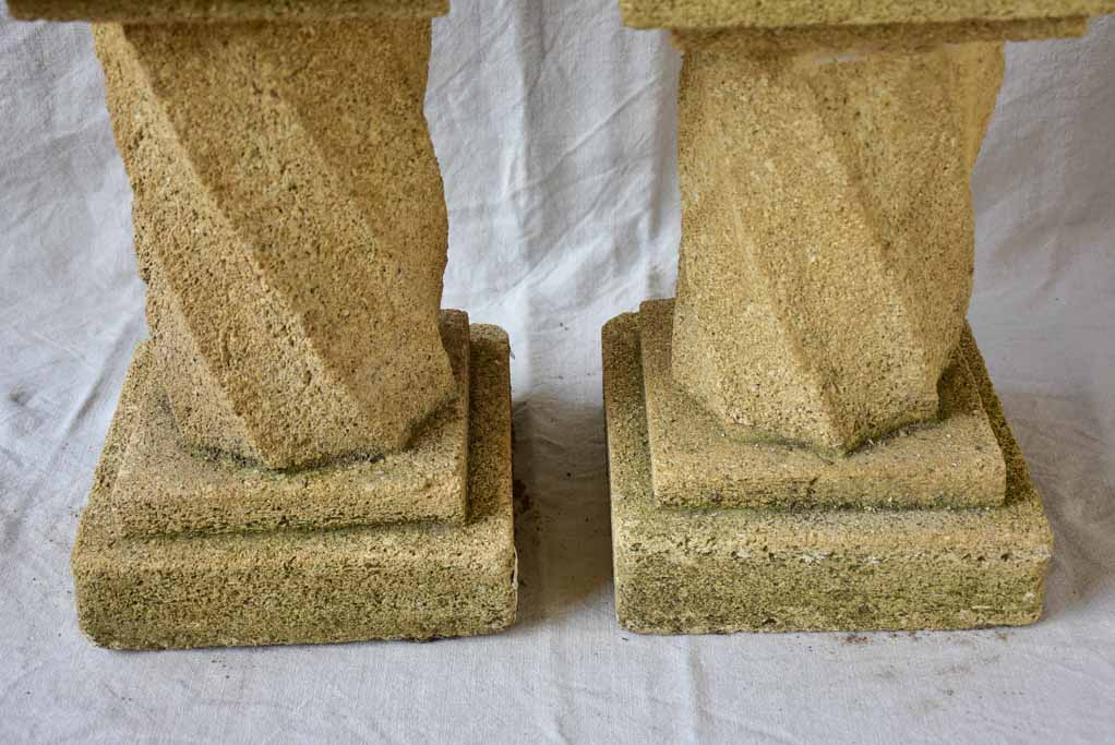 Mid-Century Square French Columns