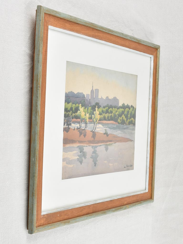 Aged Noseda-signed Watercolor Painting