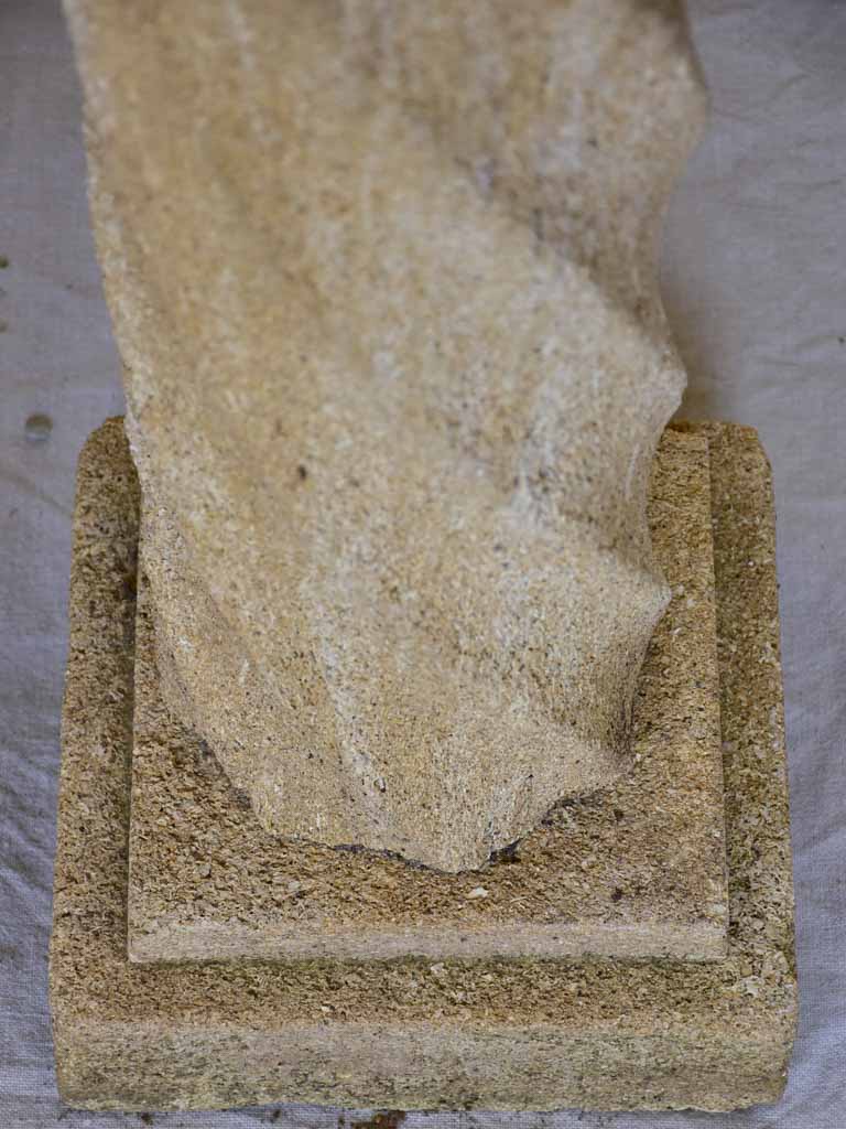 Antique French Stone Square Pillars