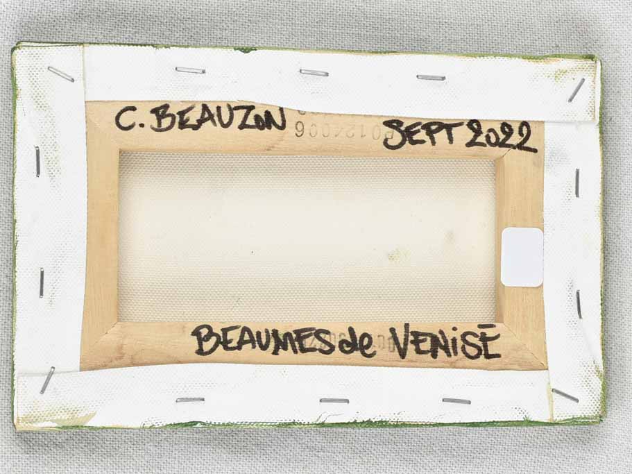 Contemporary Miniature landscape w/ Mont Ventoux - Caroline Beauzon 5½" x 8¾"