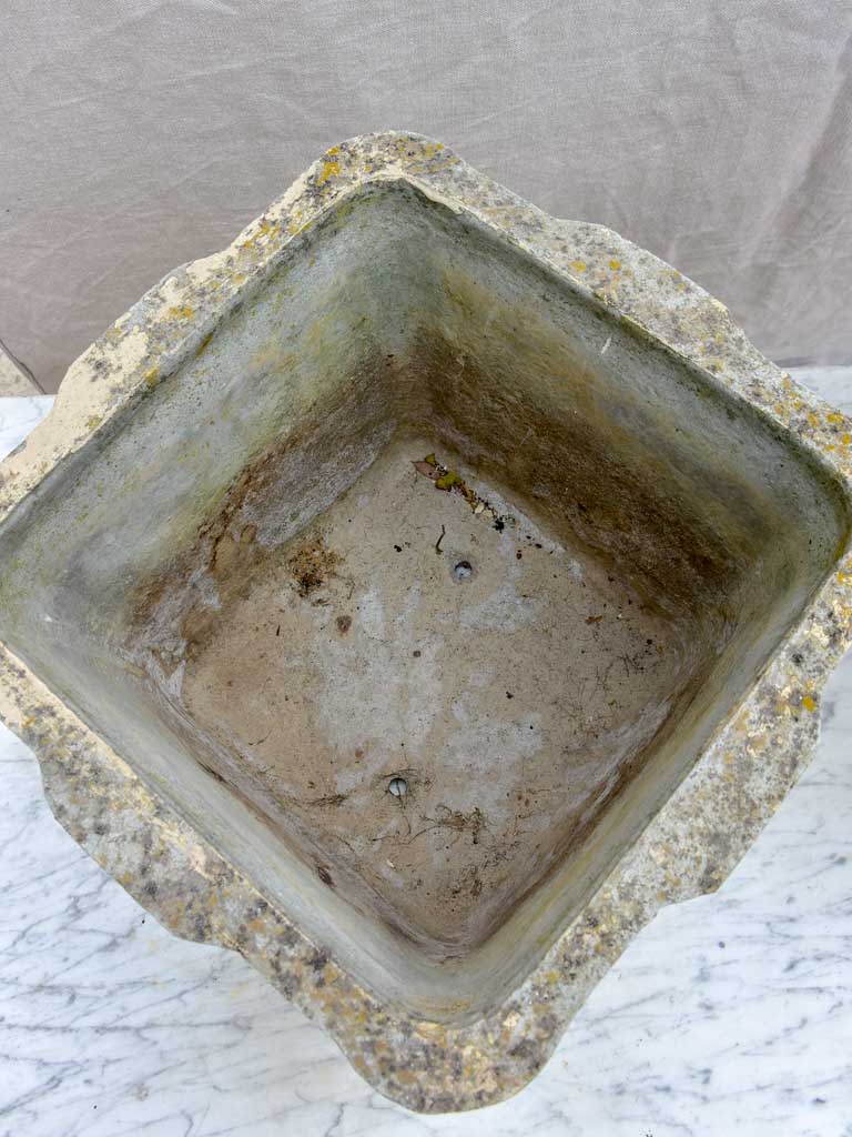 Pair of square Willy Guhl garden planters