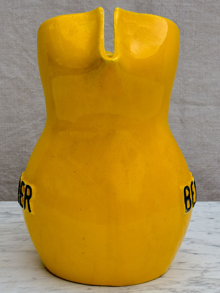 Retro 1950's Berger Pastis rugby celebratory pitcher