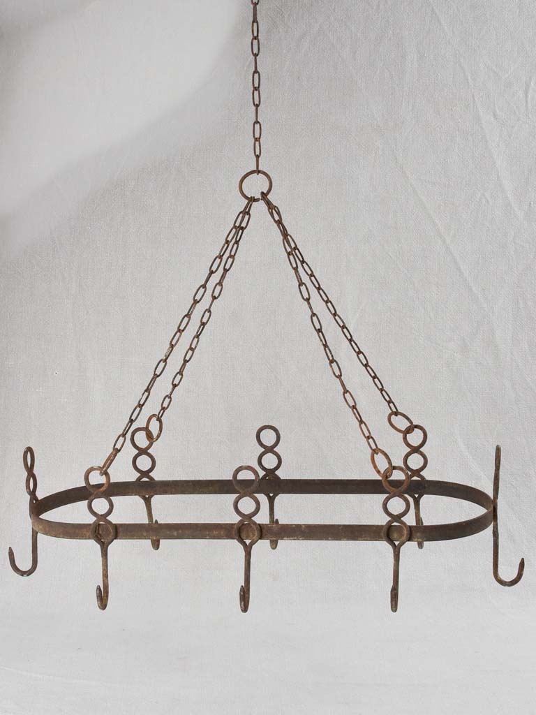 Set of antique French kitchen hooks 11¾" x 26¾"