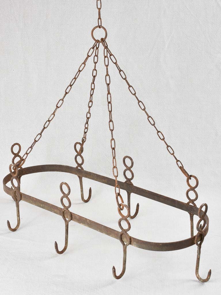Set of antique French kitchen hooks 11¾" x 26¾"