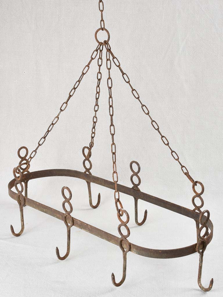 Set of antique French kitchen hooks 11¾" x 26¾"