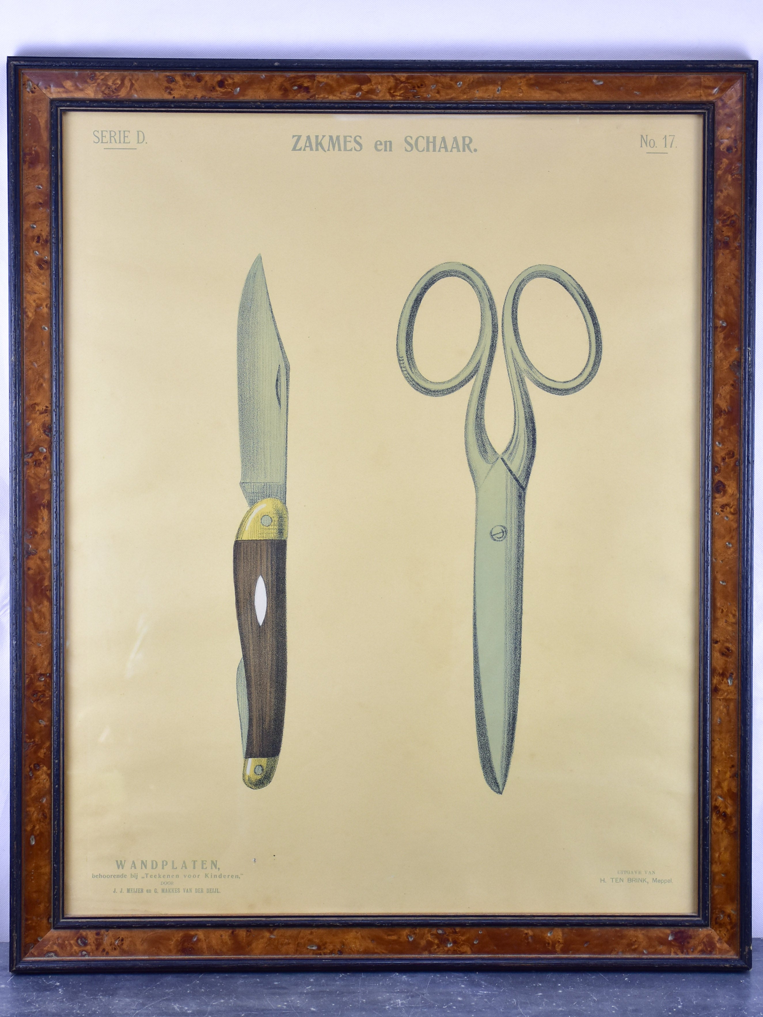 Four antique advertising posters