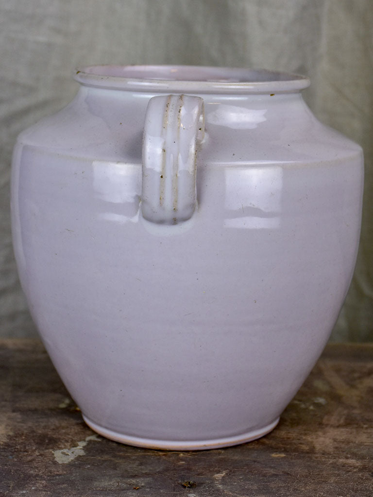 French preserving pot with white glaze - 19th Century