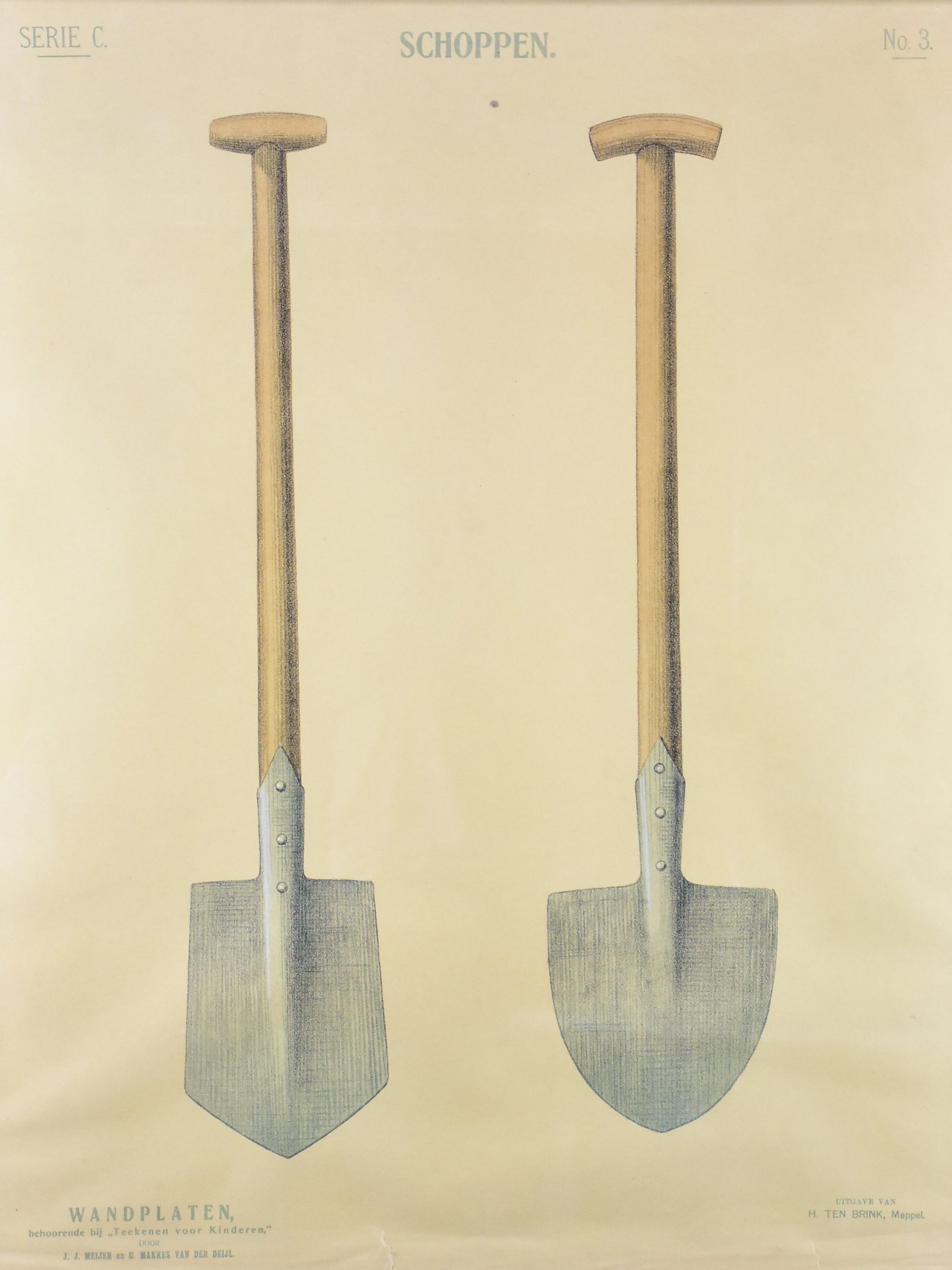 Four antique advertising posters