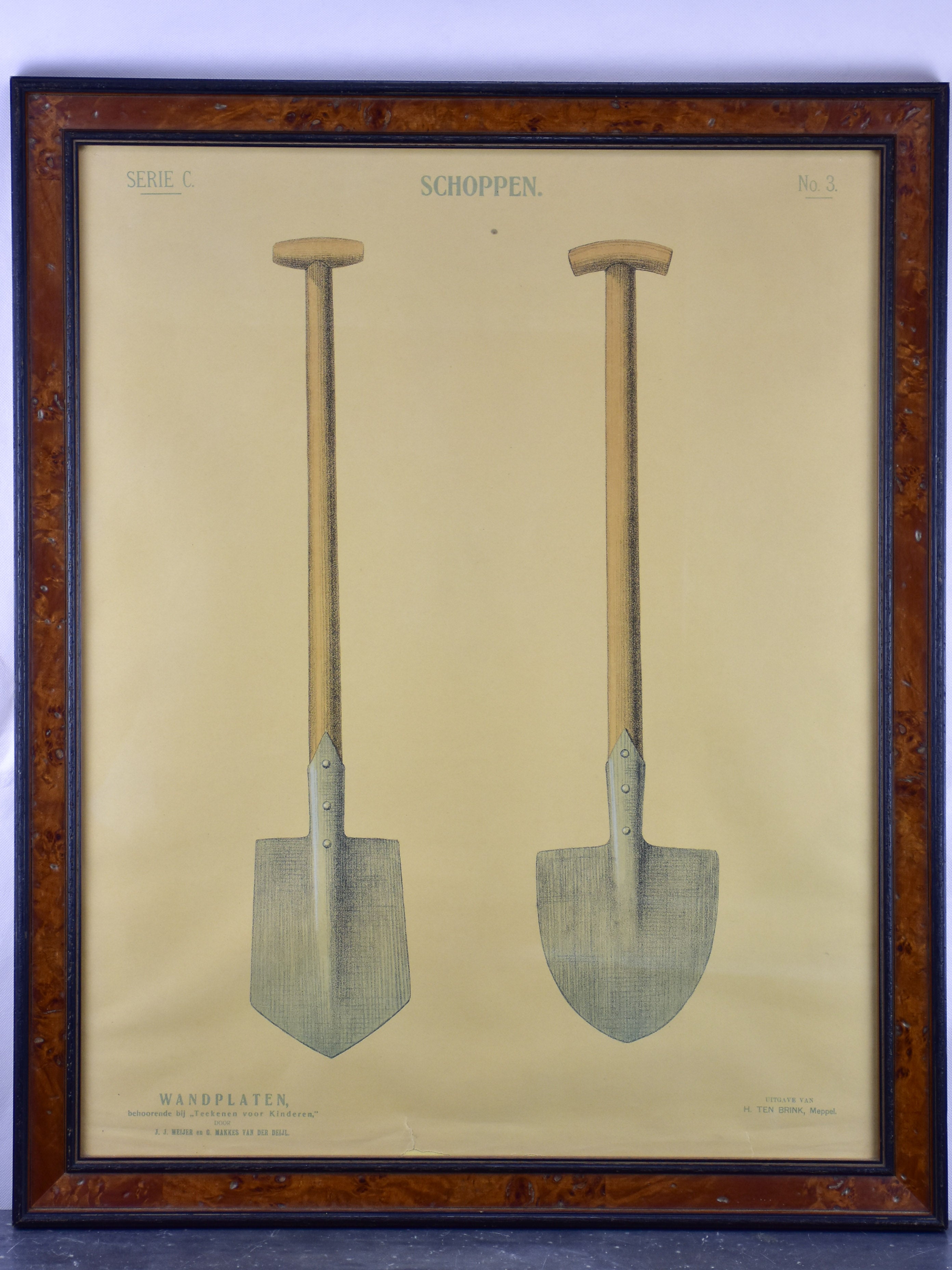 Four antique advertising posters