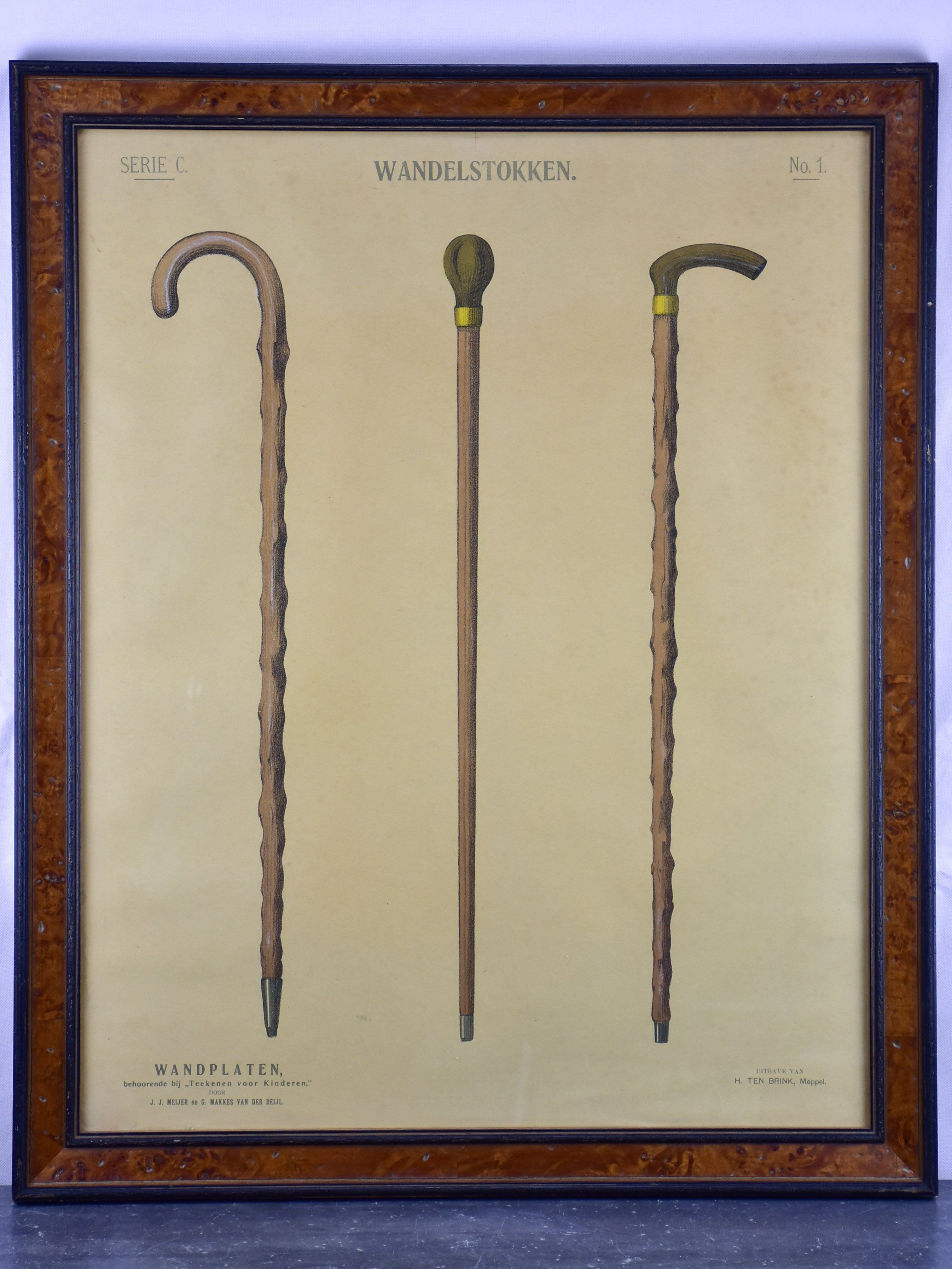 Four antique advertising posters