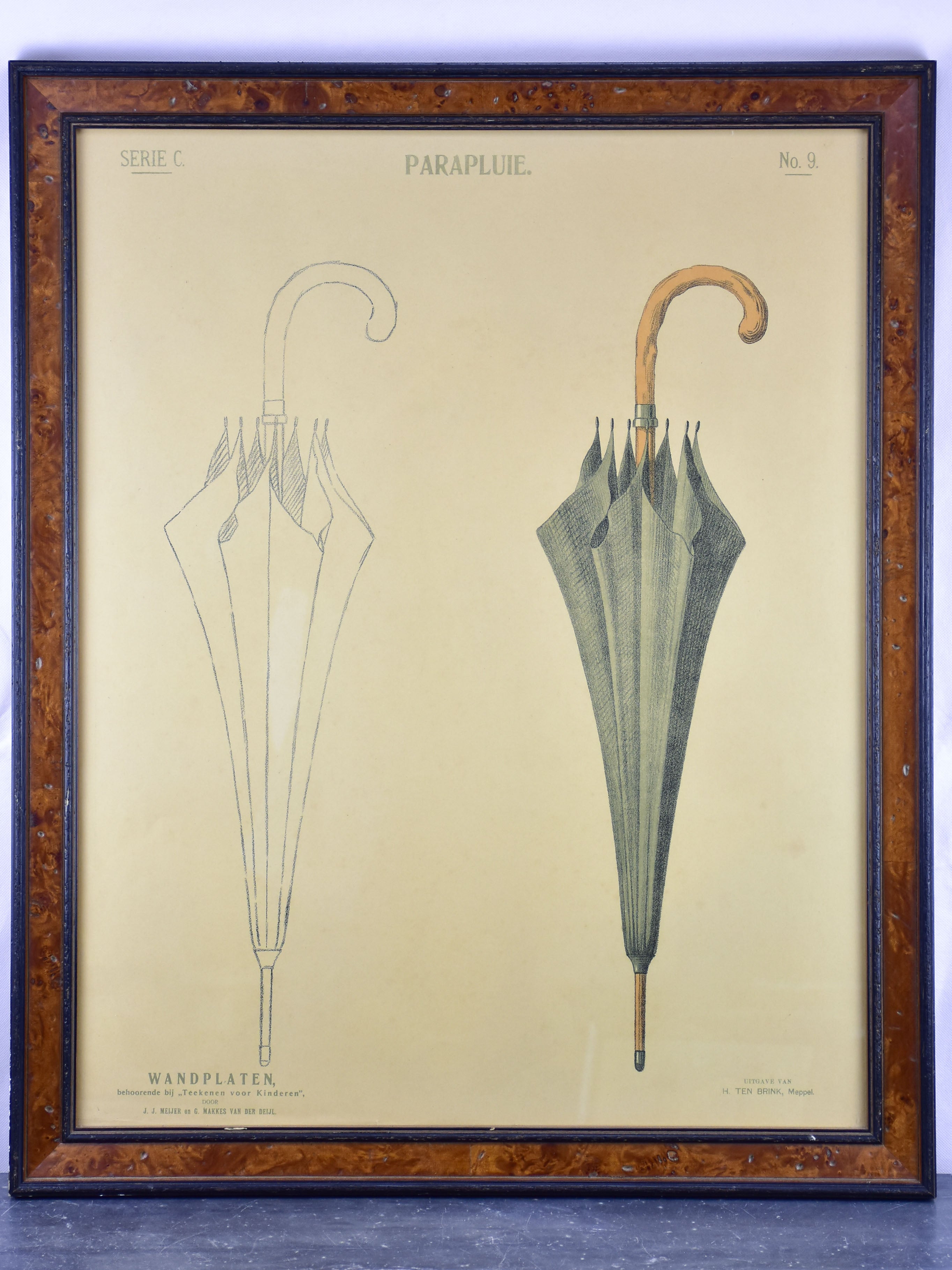 Four antique advertising posters