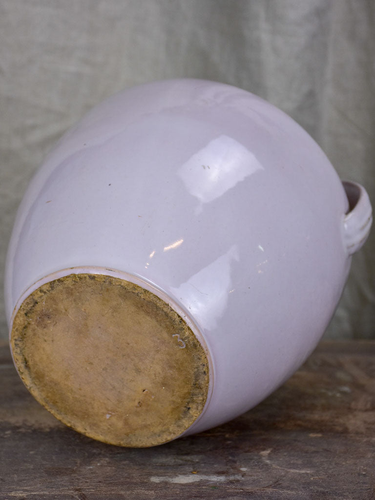 French preserving pot with white glaze - 19th Century