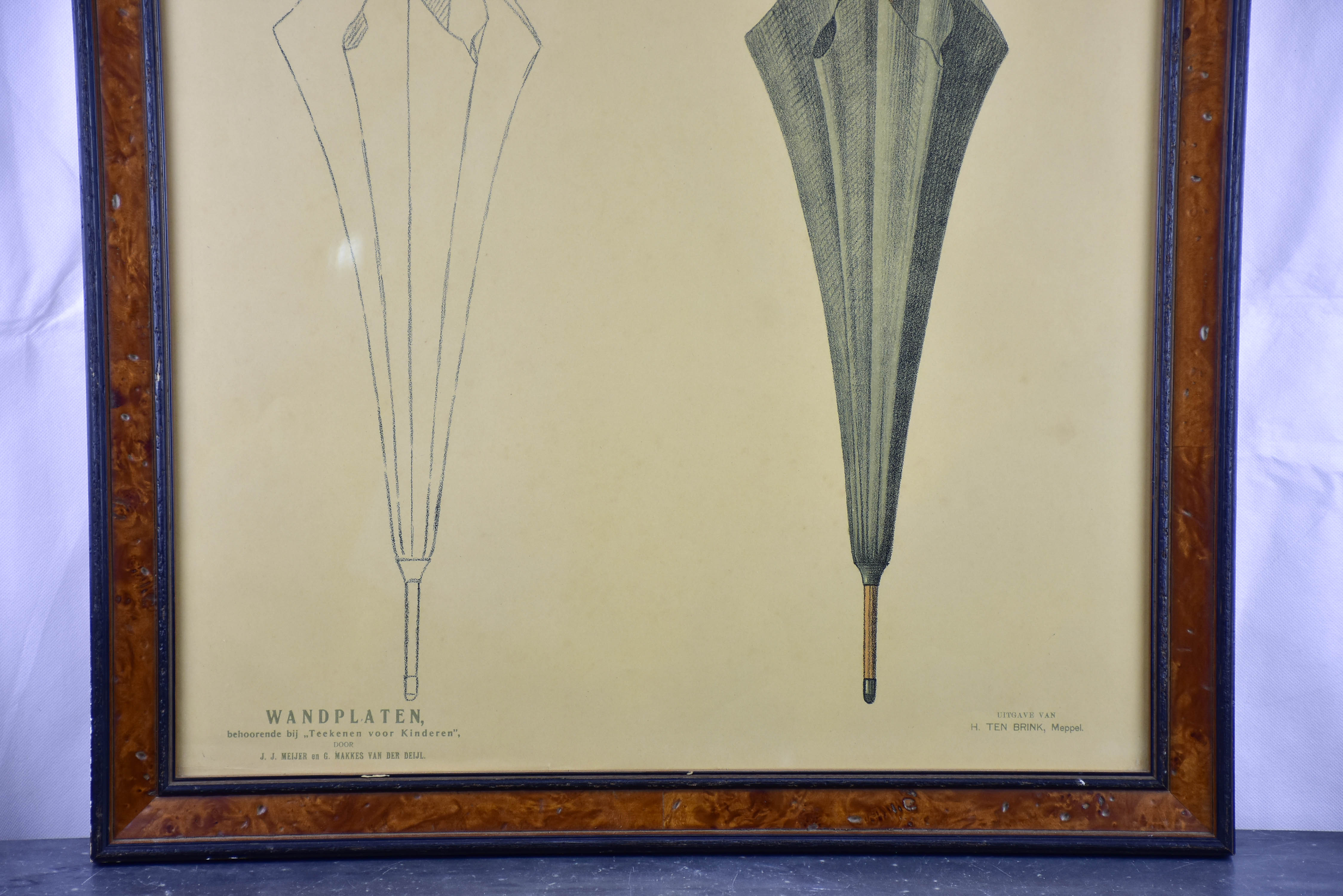 Four antique advertising posters