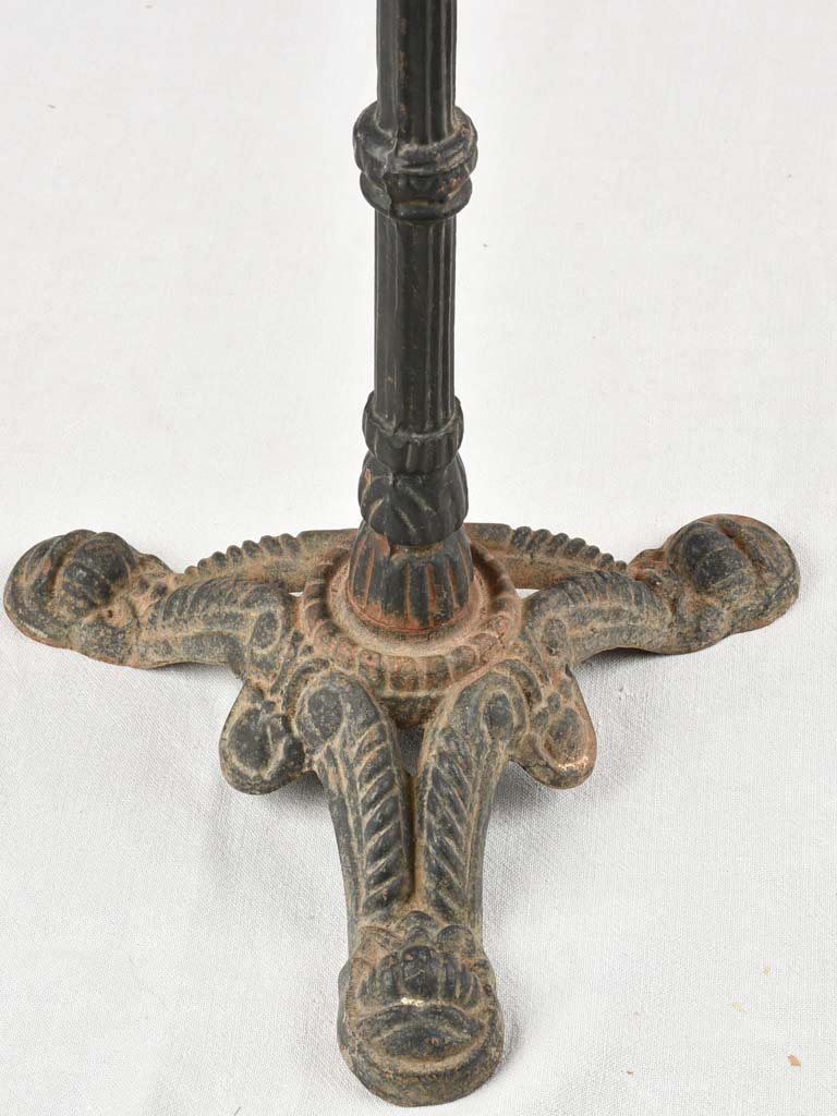 Round bistro table with stone top 22"