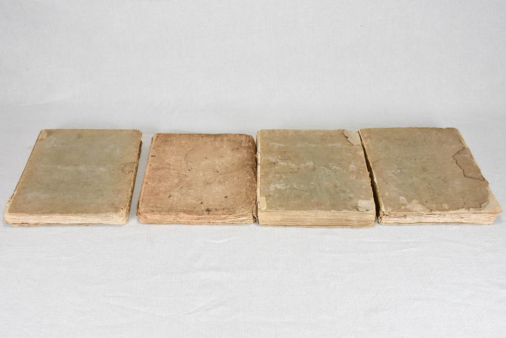 Collection of four 18th-century French religious books