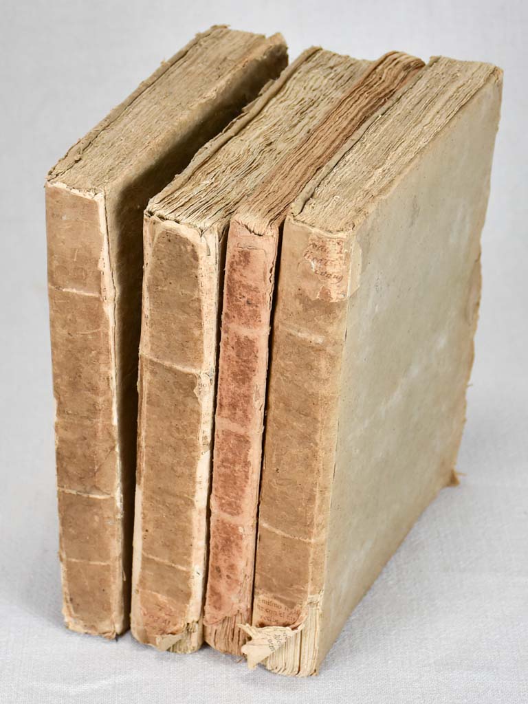 Collection of four 18th-century French religious books
