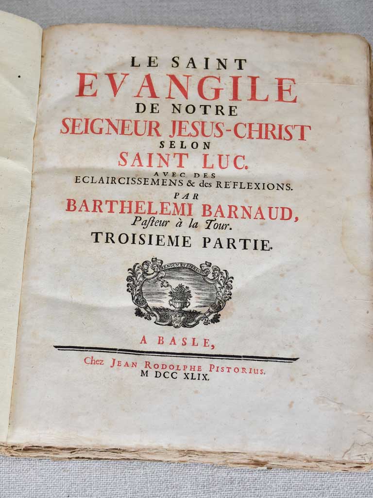 Collection of four 18th-century French religious books