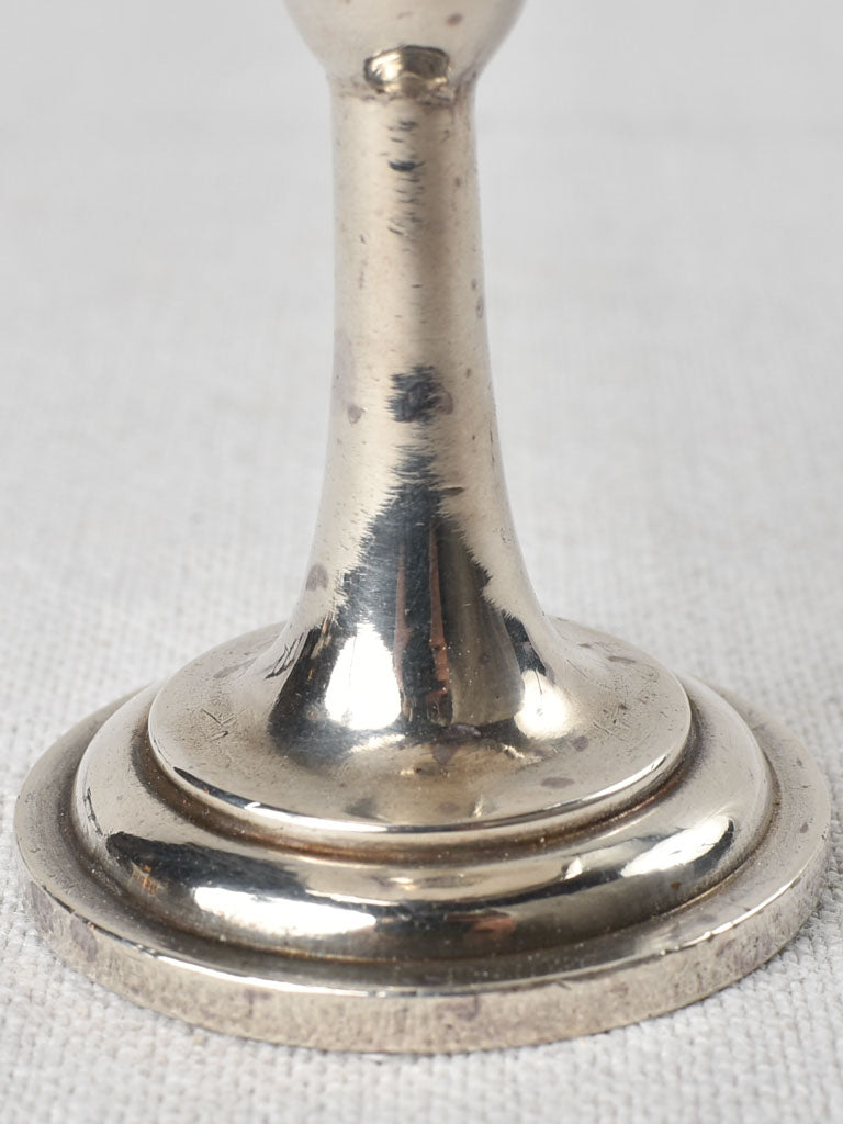 Set of 10 silver plated champagne coups